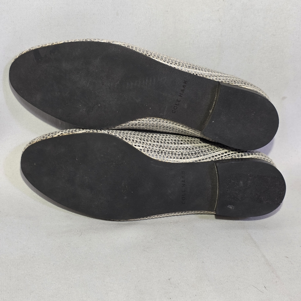 Cole Haan Size 5 B Sabrina Woven Loafer Flat Leather Textured Flat D43680 - Picture 9 of 9